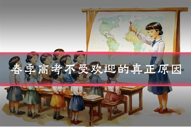 春季高考不受欢迎的真正原因