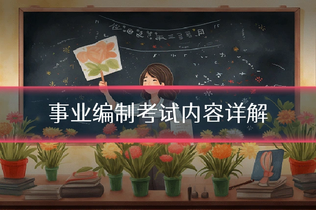 事业编制考试内容详解