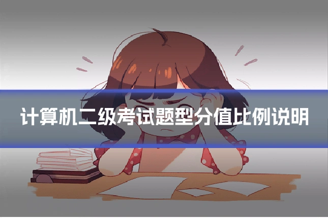 计算机二级考试题型分值比例说明
