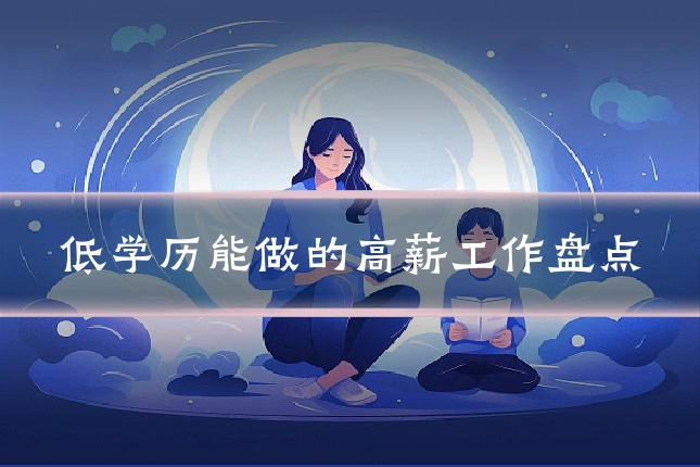 低学历能做的高薪工作盘点