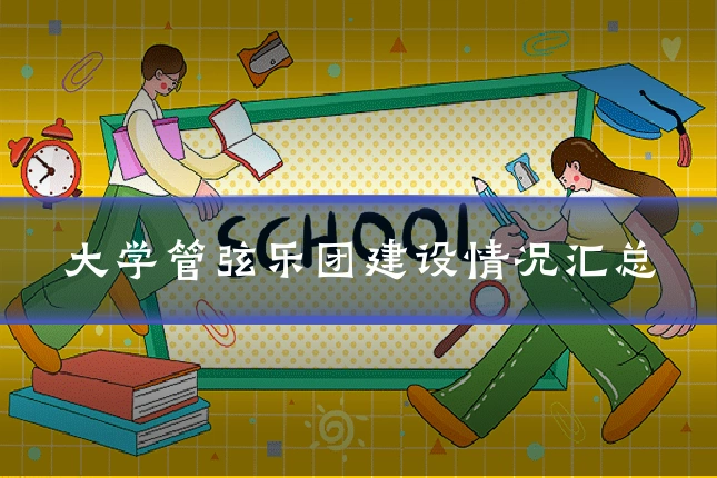 大学管弦乐团建设情况汇总