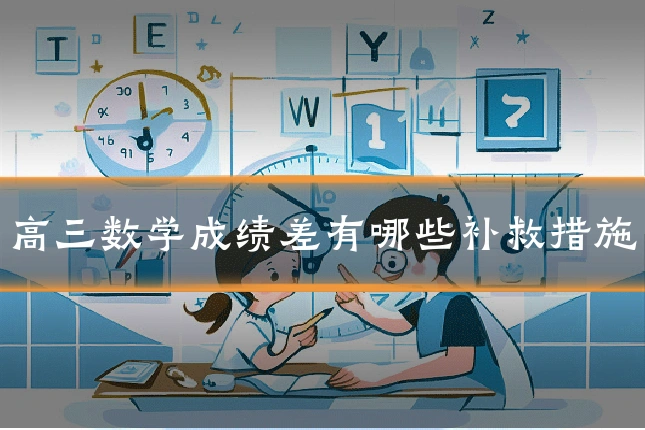 高三数学成绩差有哪些补救措施
