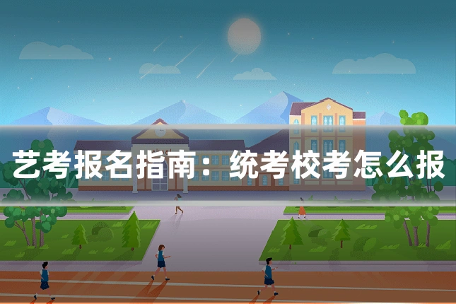 艺考报名指南:统考校考怎么报