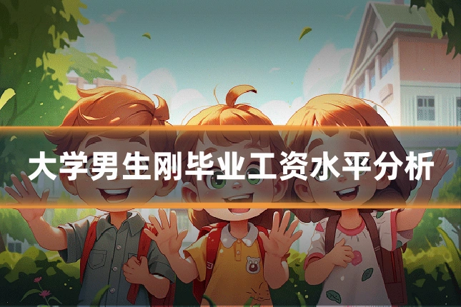 大学男生刚毕业工资水平分析