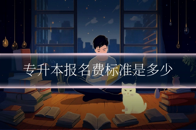 专升本报名费标准是多少
