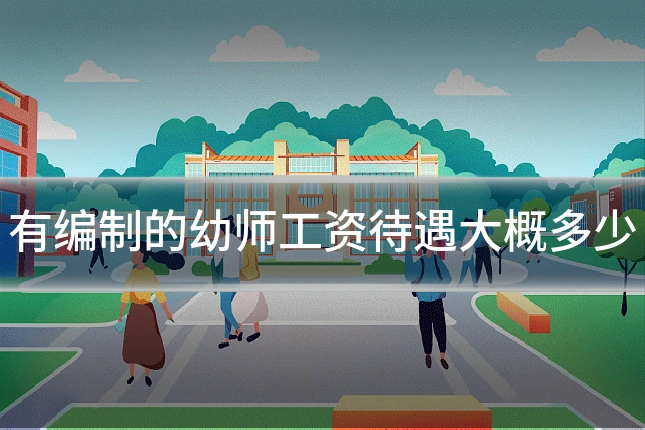 有编制的幼师工资待遇大概多少