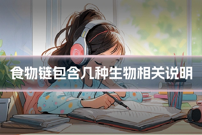 食物链包含几种生物相关说明