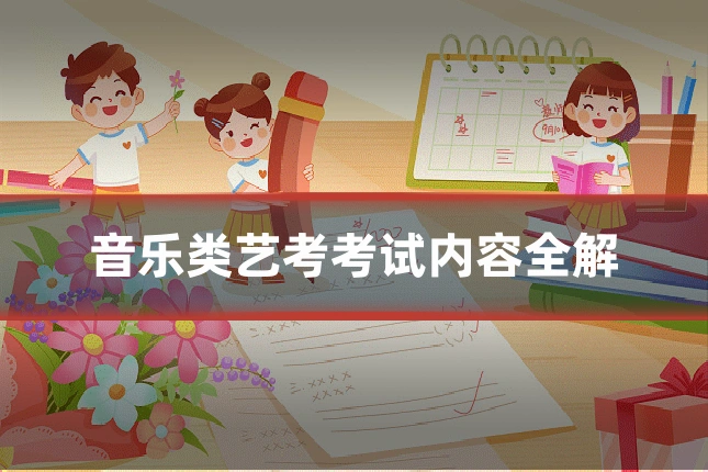 音乐类艺考考试内容全解