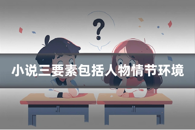 小说三要素包括人物情节环境