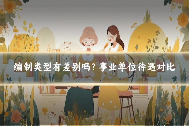 编制类型有差别吗?事业单位待遇对比