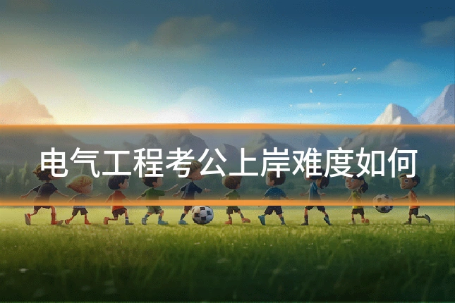 电气工程考公上岸难度如何