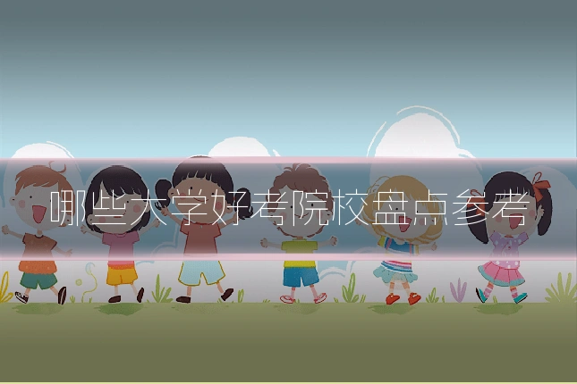哪些大学好考院校盘点参考