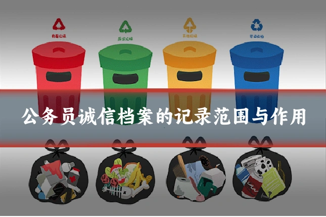 公务员诚信档案的记录范围与作用