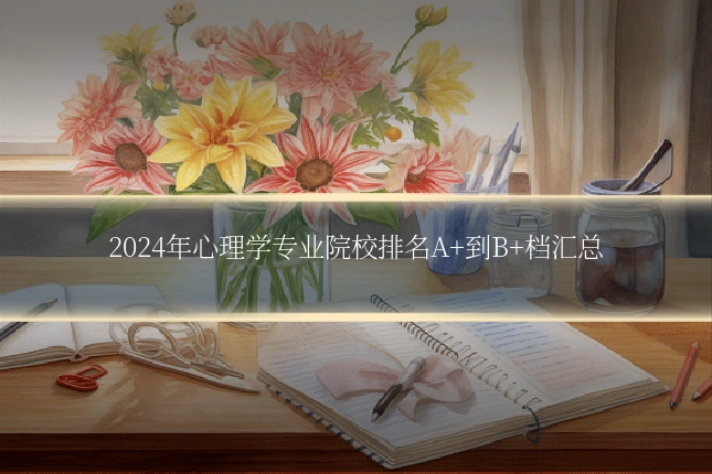 2024年心理学专业院校排名A+到B+档汇总