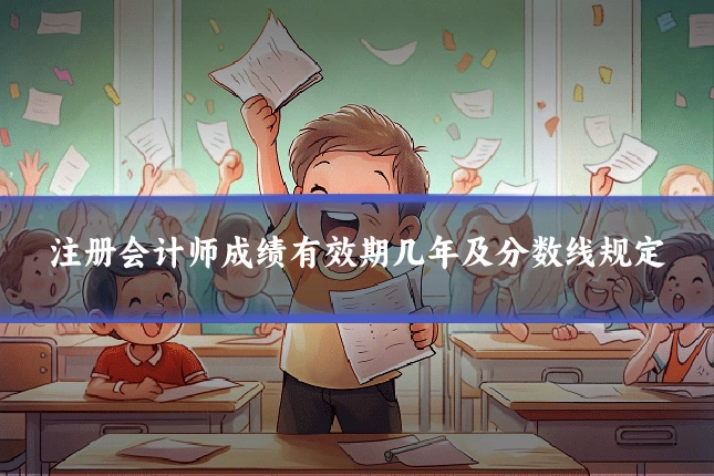 注册会计师成绩有效期几年及分数线规定