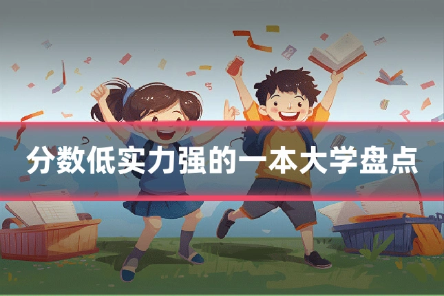 分数低实力强的一本大学盘点