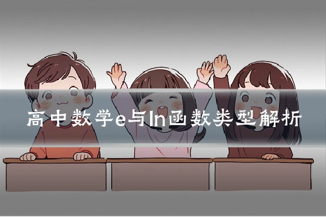 高中数学e与ln函数类型解析