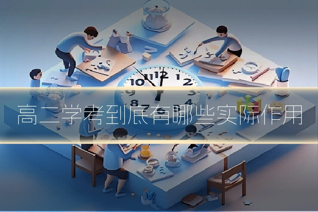 高二学考到底有哪些实际作用