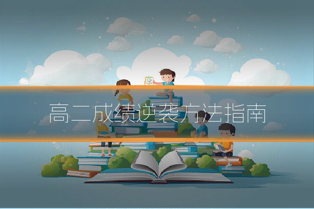 高二成绩逆袭方法指南