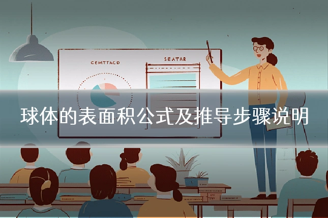 球体的表面积公式及推导步骤说明