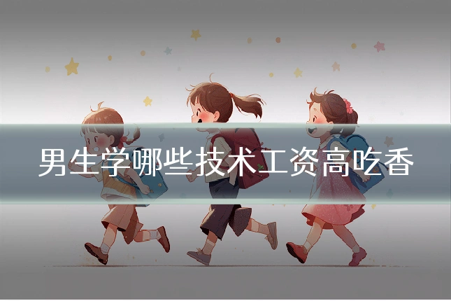 男生学哪些技术工资高吃香