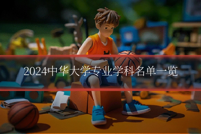 2024中华大学专业学科名单一览
