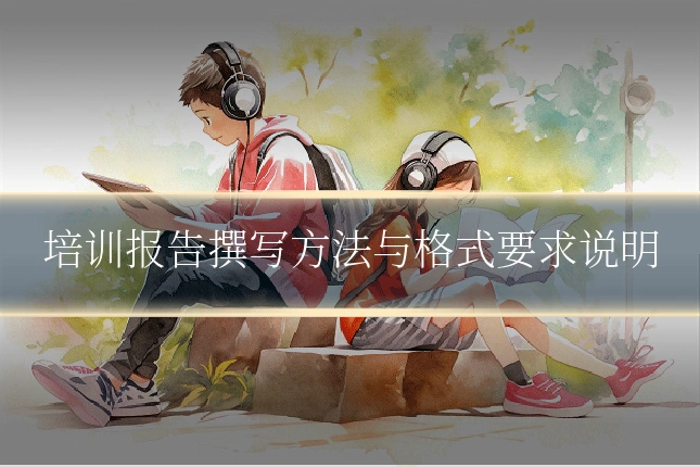 培训报告撰写方法与格式要求说明
