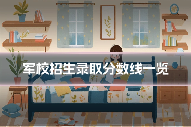 军校招生录取分数线一览