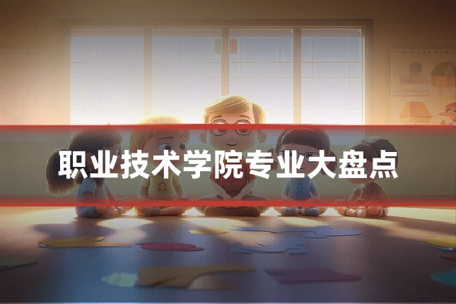 职业技术学院专业大盘点