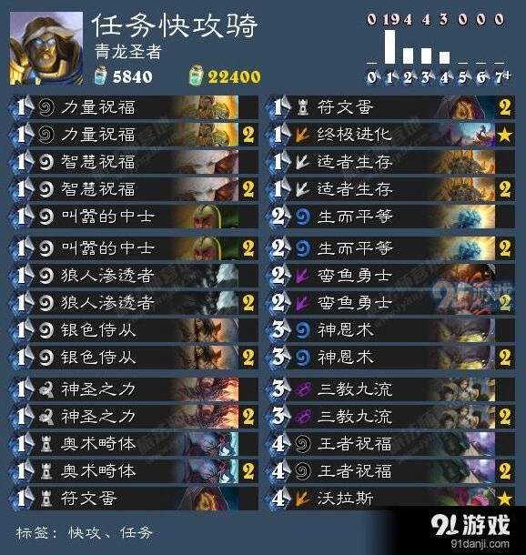 炉石传说安戈洛任务骑快攻卡组指南