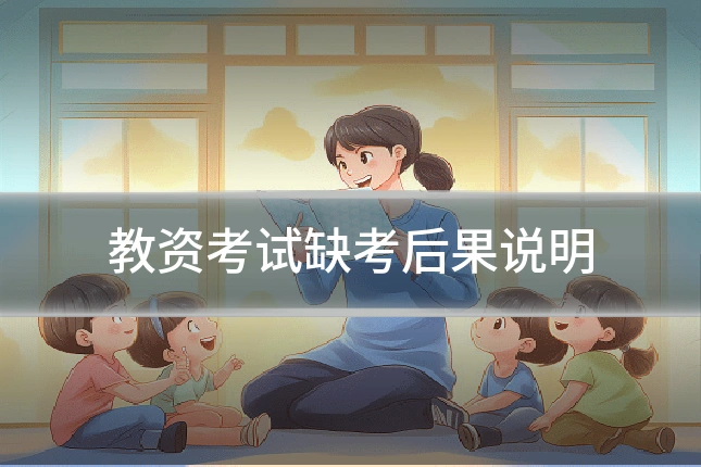 教资考试缺考后果说明