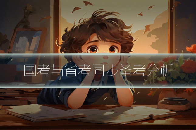国考与省考同步备考分析