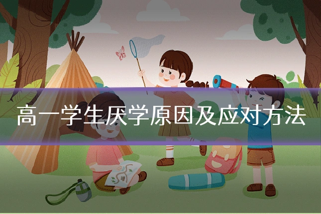 高一学生厌学原因及应对方法