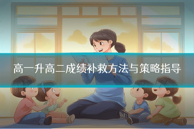 高一升高二成绩补救方法与策略指导