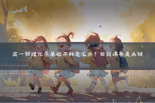 高一物理化学基础不好怎么办？回归课本是关键