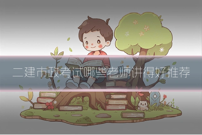 二建市政考试哪些老师讲得好推荐