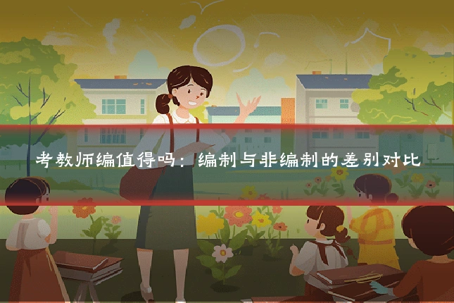 考教师编值得吗:编制与非编制的差别对比
