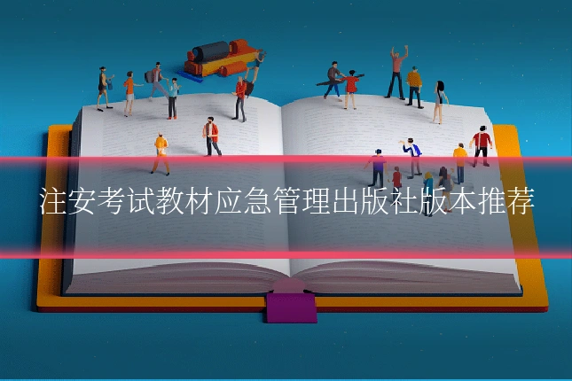 注安考试教材应急管理出版社版本推荐