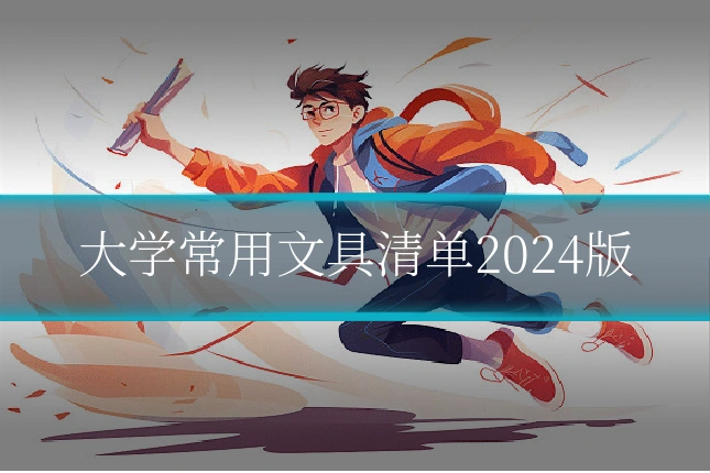 大学常用文具清单2024版