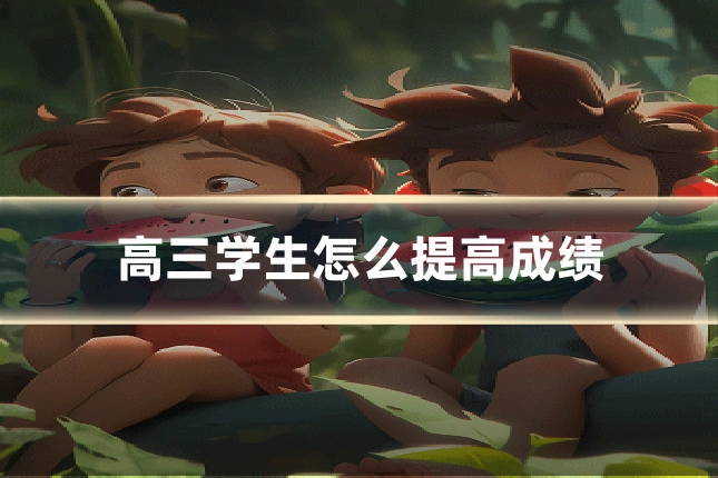 高三学生怎么提高成绩