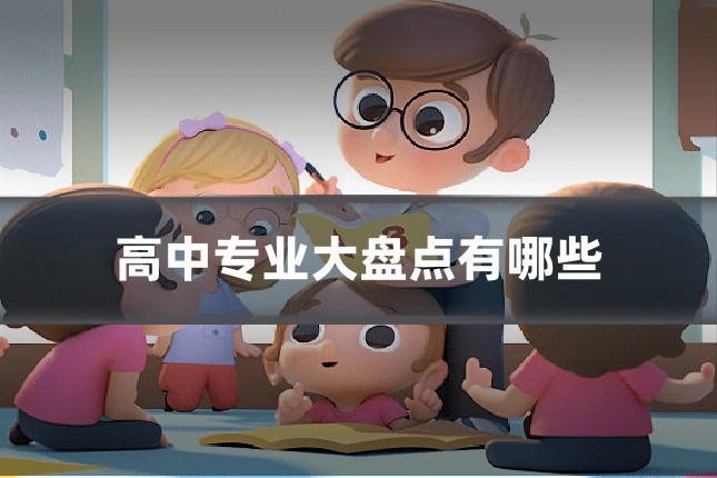 高中专业大盘点有哪些