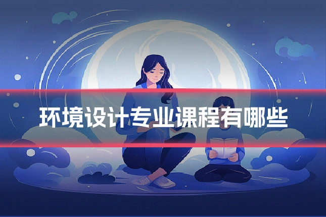环境设计专业课程有哪些