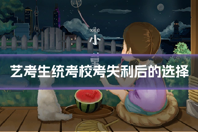 艺考生统考校考失利后的选择