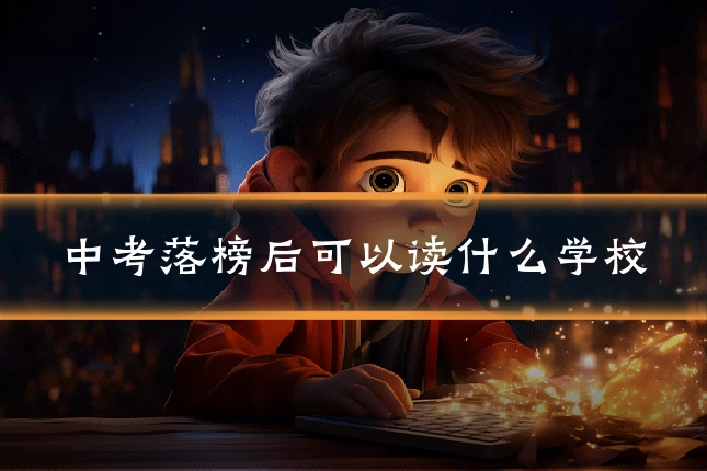 中考落榜后可以读什么学校