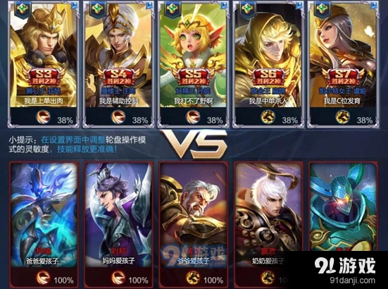 王者荣耀S7赛季段位重置表完整版