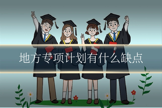 地方专项计划有什么缺点