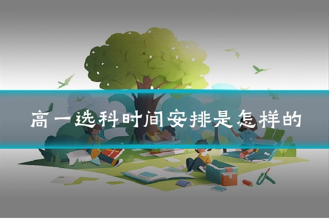 高一选科时间安排是怎样的