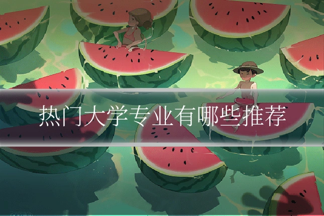 热门大学专业有哪些推荐