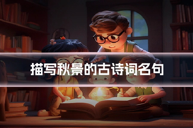 描写秋景的古诗词名句