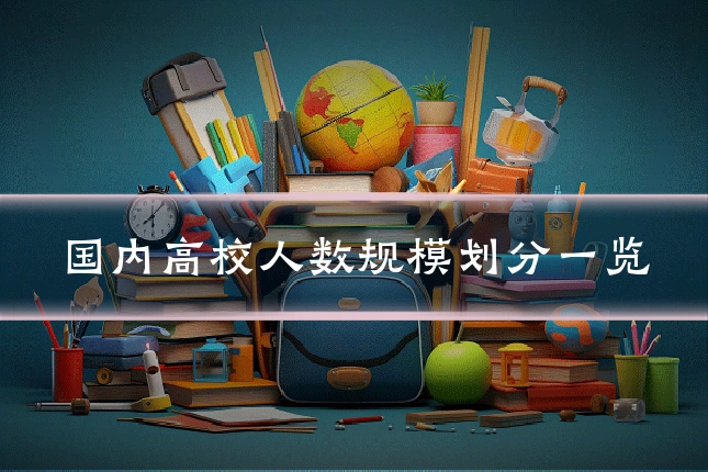 国内高校人数规模划分一览